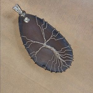 Tree Of Life Moonrock necklace pendant